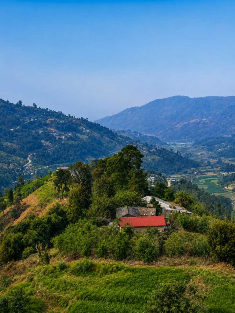 View from Langtang View Farm House
